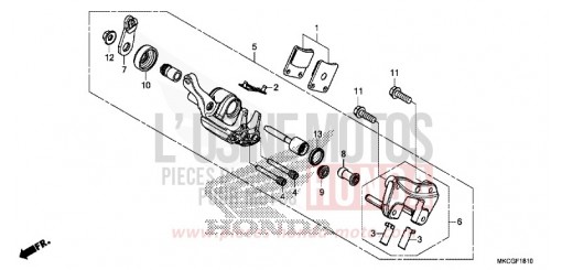 PARKING BRAKE CALIPER GL1800DAL de 2020